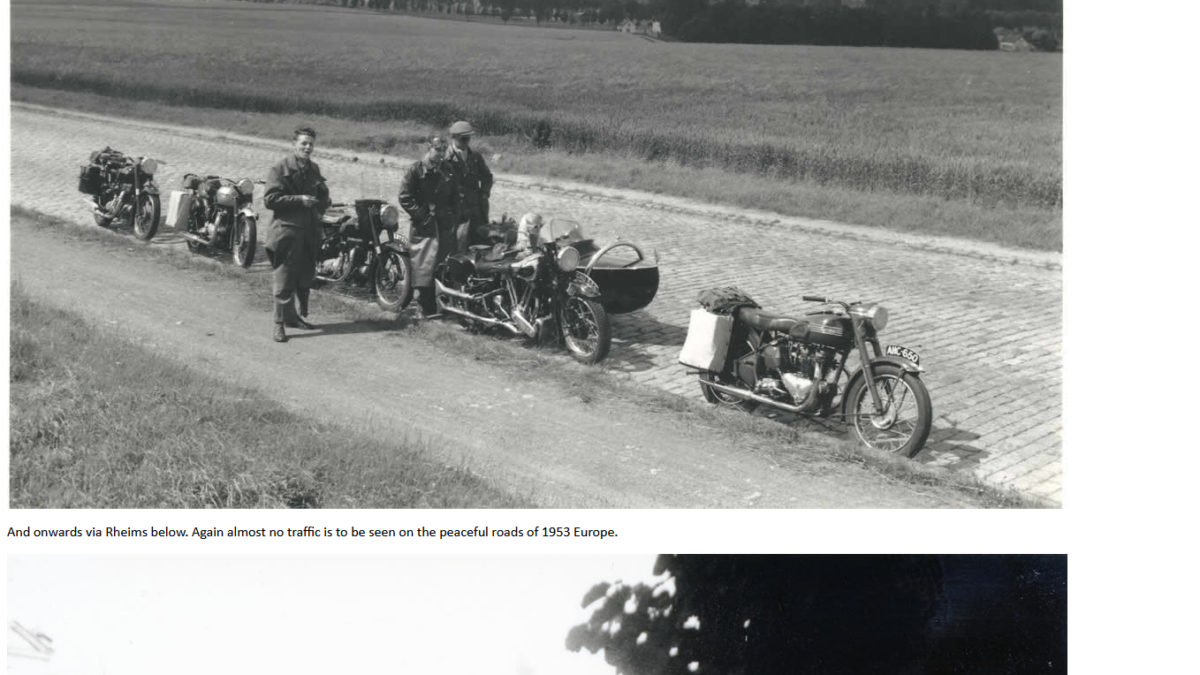 Motorradtour 1953